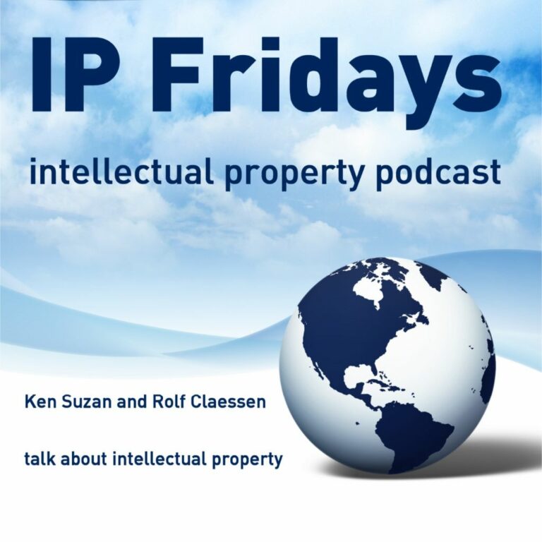 IP Fridays – your intellectual property podcast about trademarks, patents, designs and much more