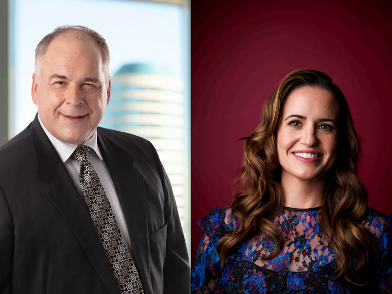 Jeanine Whright and Mark Stignani